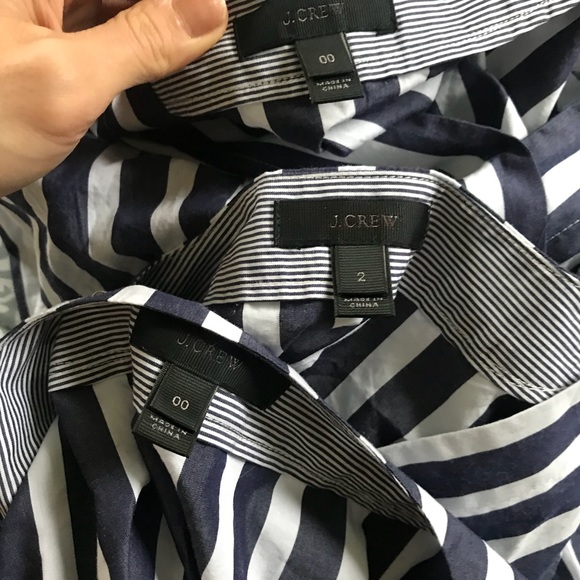 JCrew Wrap top blouse stripe Madewell Alexa chung - Picture 8 of 8